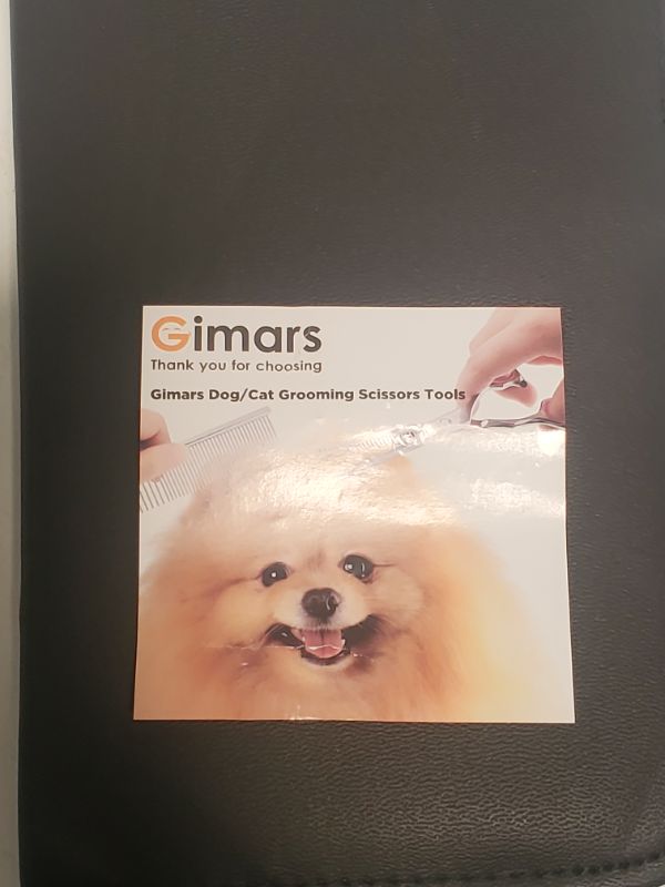 Photo 4 of GIMARS 6 in 1 Professional 4CR Stainless Steel Grooming Scissors  for Dogs