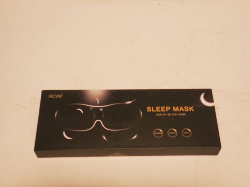 Photo 2 of Mzoo Sleep Eye Mask for Men Women, 3D Contoured Cup Sleeping Mask & Blindfold