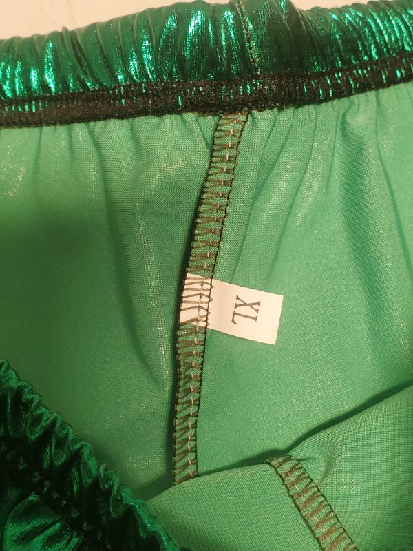 Photo 2 of GREEN METALLIC SHORT SIZE XL 