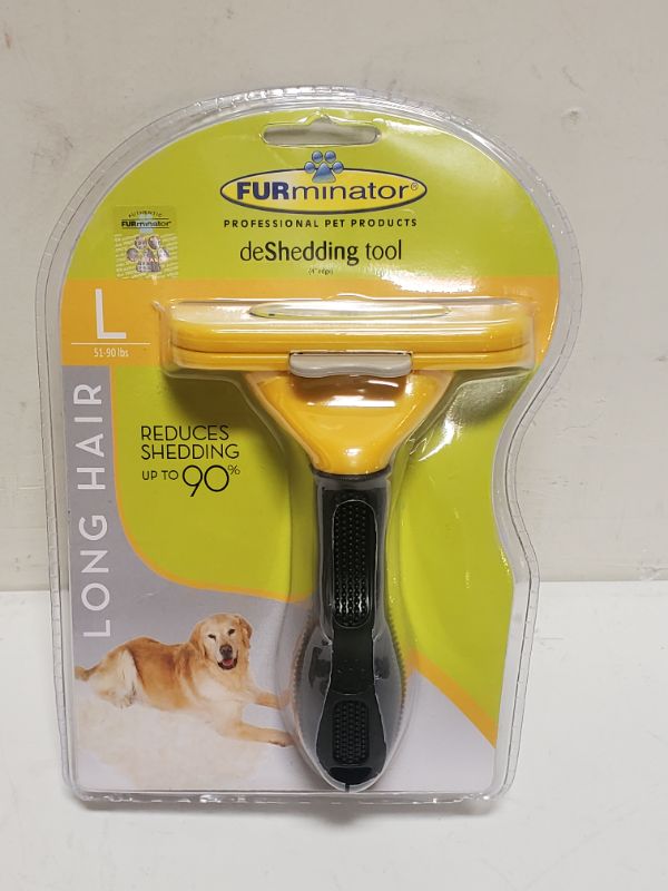 Photo 2 of Furminator Long Hair Deshedding Tool for Dogs Large