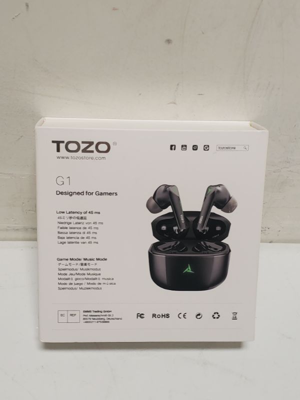 Photo 2 of TOZO G1 Wireless Earbuds Bluetooth 5.3