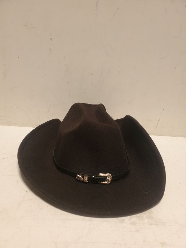 Photo 1 of BLACK FELT CANVAS WESTERN HAT