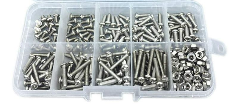 Photo 1 of 1080 Pcs Screws Bolts and Nuts Assortment Kit 900G/12 SIZE