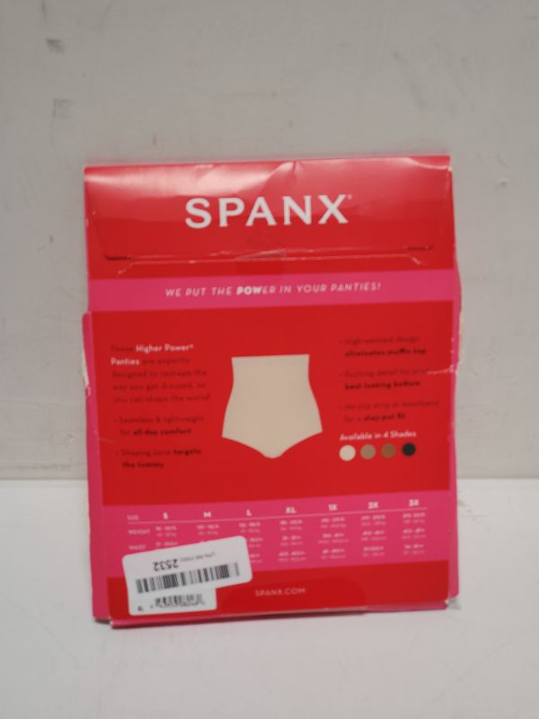 Photo 3 of SPANX Shapewear for Women Tummy Control High-Waisted Power Panties  Large Soft Nude