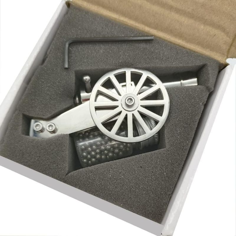 Photo 2 of HIUHIU Napoleon stainless steel mini cannon model, military enthusiast's collection, jewelry