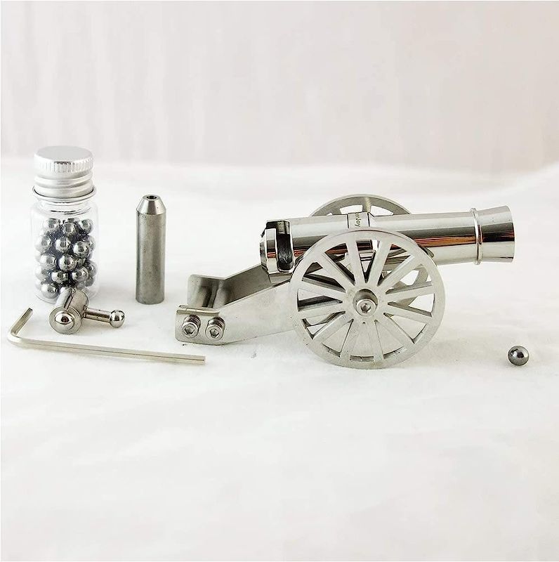 Photo 1 of HIUHIU Napoleon stainless steel mini cannon model, military enthusiast's collection, jewelry