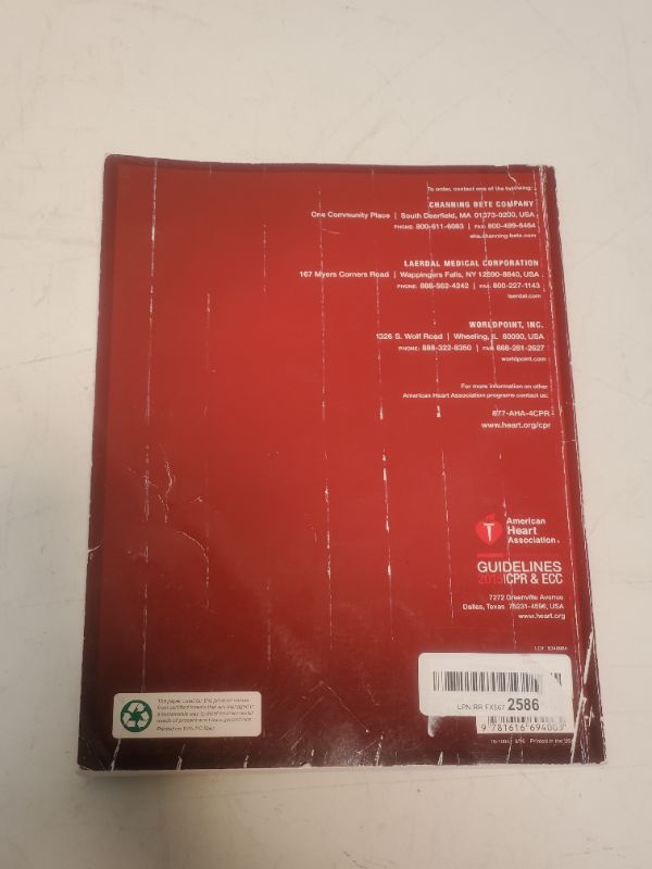 Photo 3 of Advanced Cardiovascular Life Support (ACLS) Provider Manual / Edition 1 - Paperback 