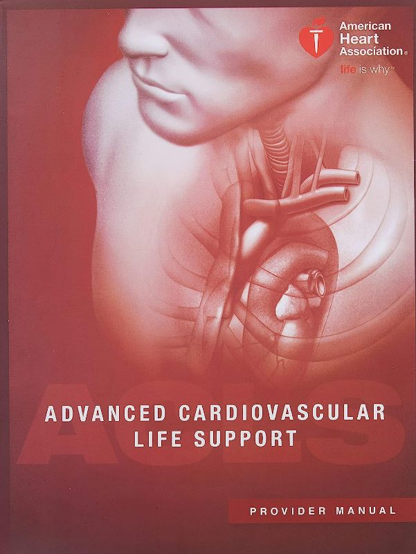 Photo 1 of Advanced Cardiovascular Life Support (ACLS) Provider Manual / Edition 1 - Paperback 