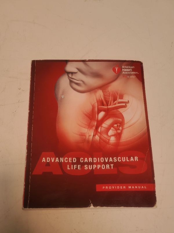 Photo 2 of Advanced Cardiovascular Life Support (ACLS) Provider Manual / Edition 1 - Paperback 