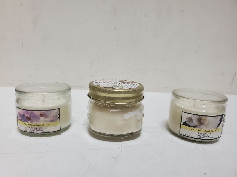 Photo 1 of SET OF 3 -  DIFFERENT 3 OZ CANDLES 