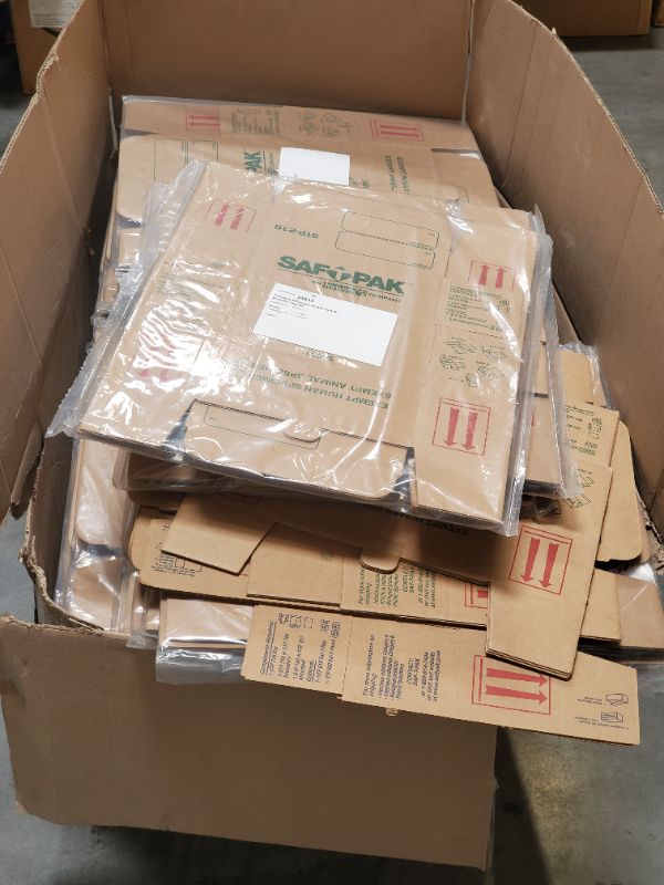 Photo 1 of LOT OF NEW BOXES - UNKNOWN # OF PACKS  (10/pack INNER PACKS) (SAFT PAK Part Number 34835 - Category B/Exempt System Small) 
 