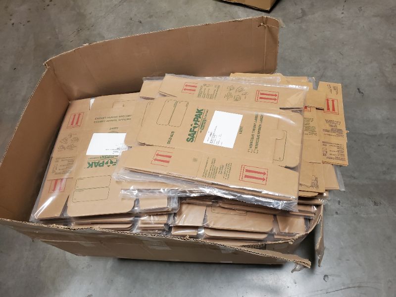 Photo 3 of LOT OF NEW BOXES - UNKNOWN # OF PACKS  (10/pack INNER PACKS) (SAFT PAK Part Number 34835 - Category B/Exempt System Small) 
 