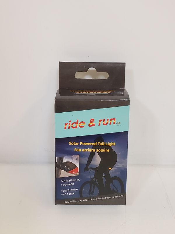 Photo 4 of PACK OF 2 - RIDE AND RUN - SOLAR POWERED TAIL LIGHT 
