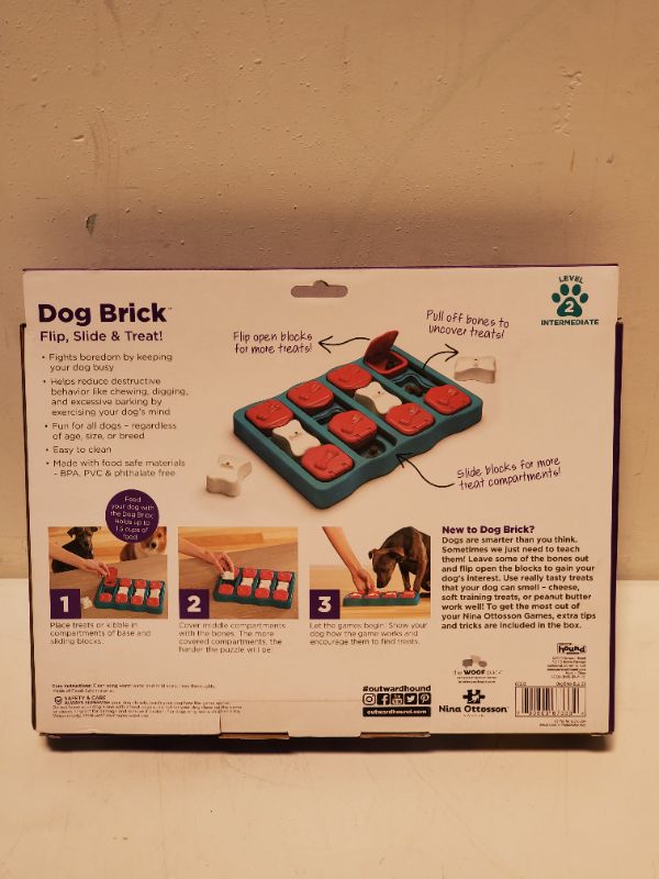 Photo 3 of Outward Hound Nina Ottosson Brick Puzzle Dog Toy