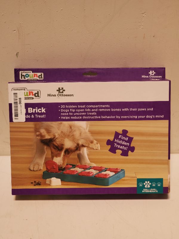 Photo 2 of Outward Hound Nina Ottosson Brick Puzzle Dog Toy