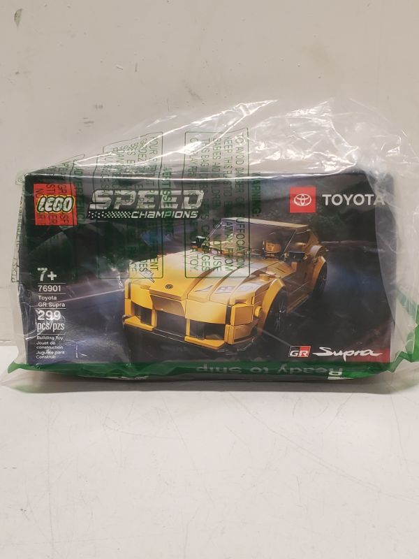 Photo 2 of LEGO Speed Champions Toyota GR Supra 76901 Building Toy Set for Kids, Boys, and Girls Ages 7+ (299 Pieces)