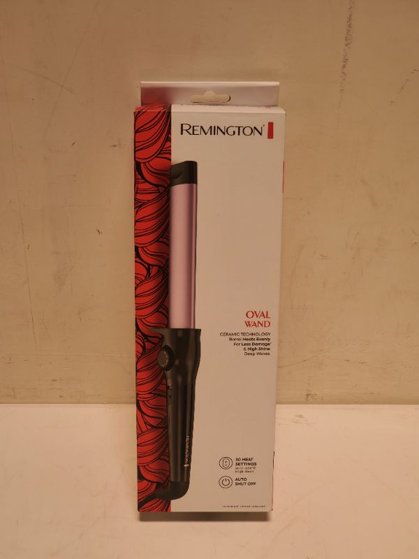 Photo 2 of Remington Oval Barrel Curling Wand, for Deep Waves Black 1 Count 