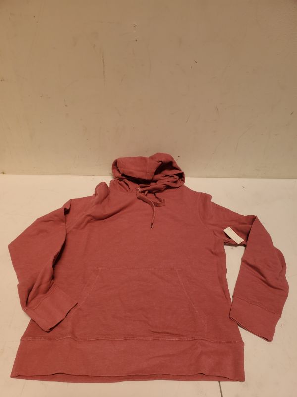 Photo 3 of Amazon Essentials Men's Lightweight French Terry Hooded Sweatshirt Medium Pink - M