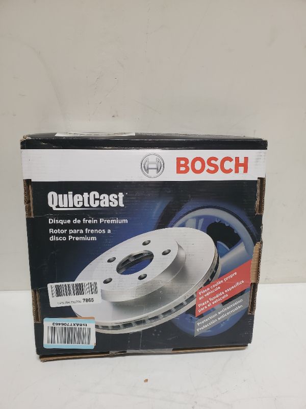 Photo 2 of BOSCH 26010768 QuietCast Premium Disc Brake Rotor - Compatible With Select Acura TL; FRONT; 1 PACK