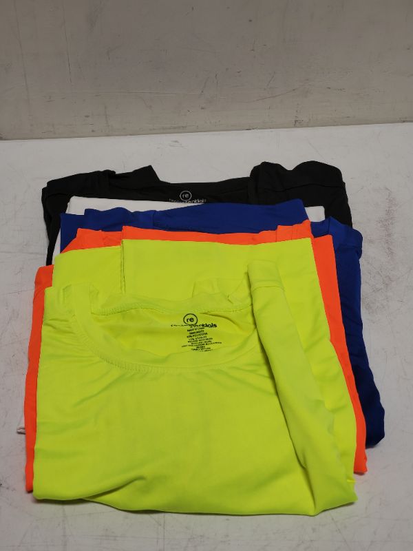 Photo 1 of SET OF 5 - Dry-Fit Moisture Wicking Active Athletic Performance Short-Sleeve T-Shirt - MENS 2XL 