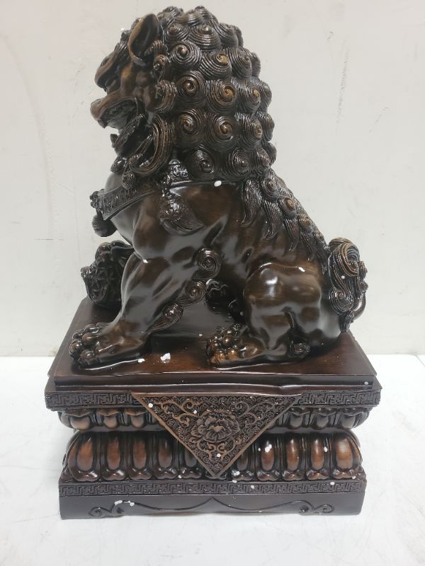 Photo 5 of BOYULL Large Size Wealth Prosperity Fu Foo Dog Guardian Lion Statues,Best Housewarming Congratulatory Decor to Ward Off Evil Energy, Feng Shui Decor
