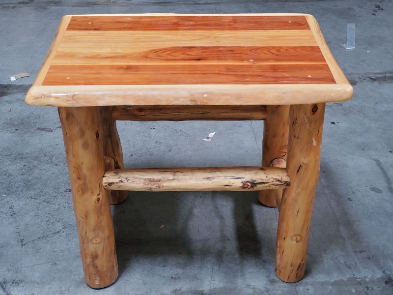 Photo 1 of Cedar Lodge Table - 36"L X 24"W X 30"H