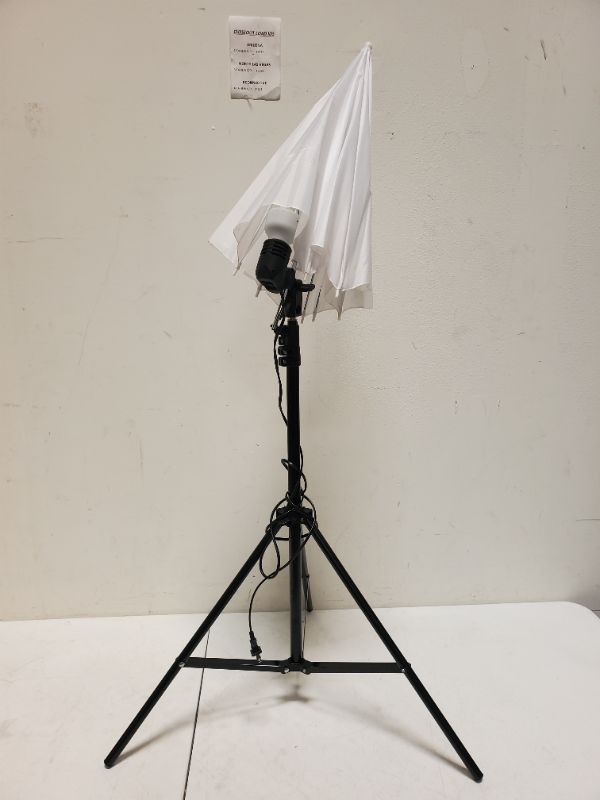 Photo 5 of Lightdow Photographic Photo Umbrella Lighting Kit: Translucent Umbrella + Light Stand + Light Bulb + Lamp Socket