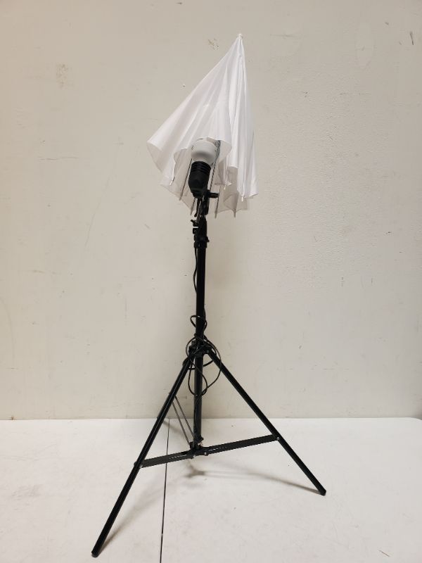 Photo 6 of Lightdow Photographic Photo Umbrella Lighting Kit: Translucent Umbrella + Light Stand + Light Bulb + Lamp Socket