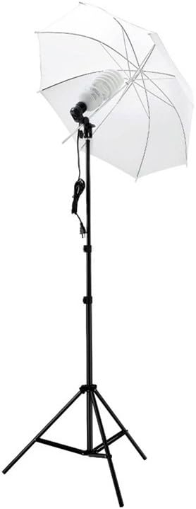 Photo 1 of Lightdow Photographic Photo Umbrella Lighting Kit: Translucent Umbrella + Light Stand + Light Bulb + Lamp Socket