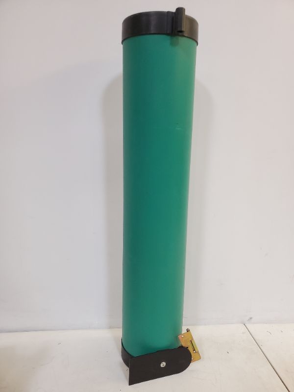 Photo 1 of  GREEN CYLINDER CANISTER CONNECTS TO WALL FOR HOSE STORAGE