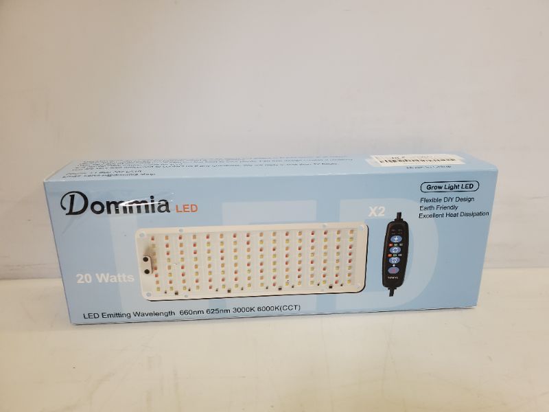 Photo 2 of DOMMIA Grow Light LED Flexible DIY Design Earth Friendly Excellent Heat Dissipation X2 20 Watts LED Emitting Wavelength 660nm 625mm 3000K 6000K(CCT)