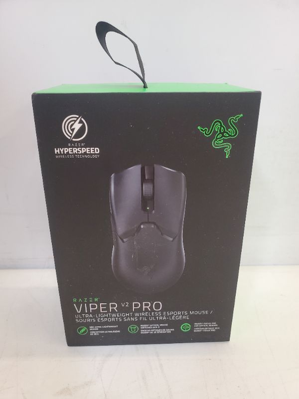 Photo 2 of *BRAND NEW * Razer Viper V2 Pro HyperSpeed Wireless Gaming Mouse: 58g Ultra-Lightweight - Optical Switches Gen-3-30K Optical Sensor - On-Mouse DPI Controls - 80hr Battery - USB Type C Cable Included - Black