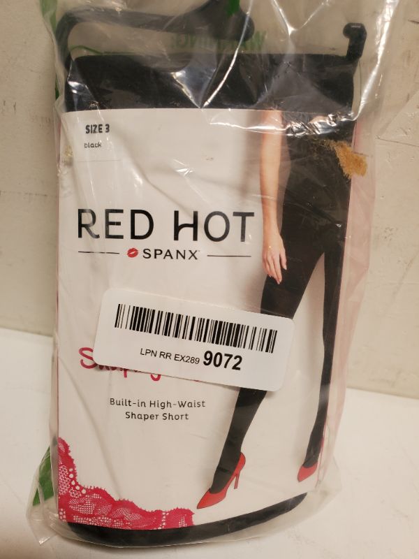 Photo 3 of Red Hot by Spanx High-Waist Shaping Tights  Black - SIZE 3 