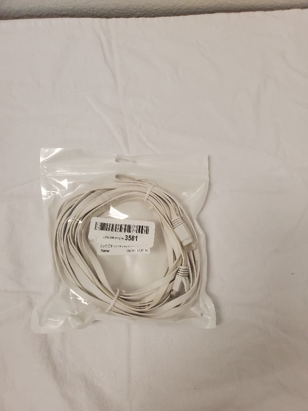Photo 2 of CAT6 ETHERNET CABLE  - WHITE -  (50 FT)