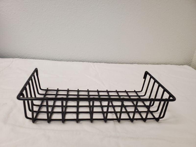 Photo 6 of 2 PC - Mesh Wire Basket Hook Basket -black 