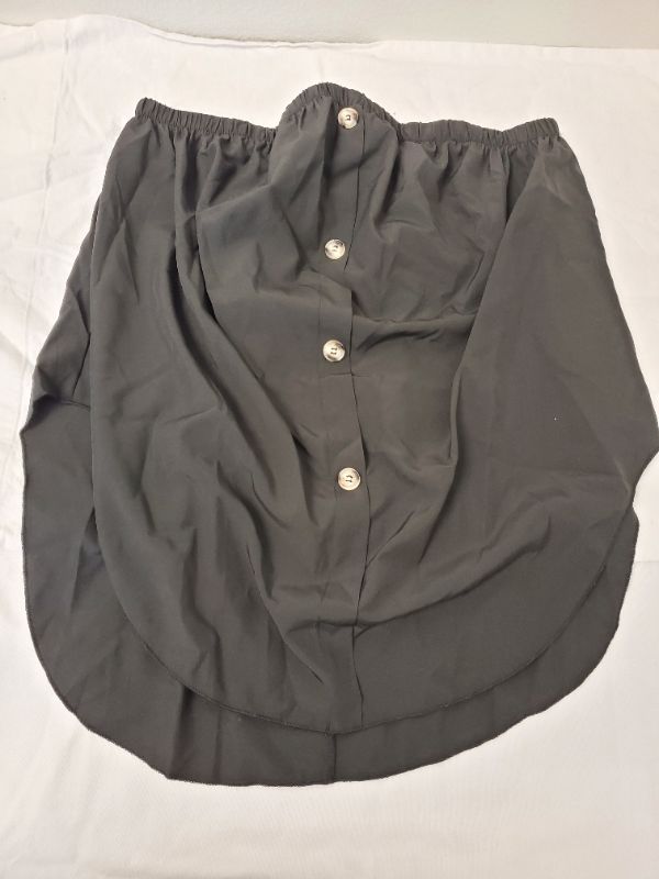 Photo 1 of BLACK BUTTON UP SKIRT - SIZE XL 