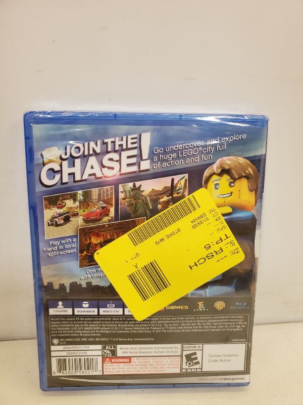 Photo 3 of PlayStation 4 LEGO City Undercover GAME -  PlayStation 4 Standard **FACTORY SEALED**