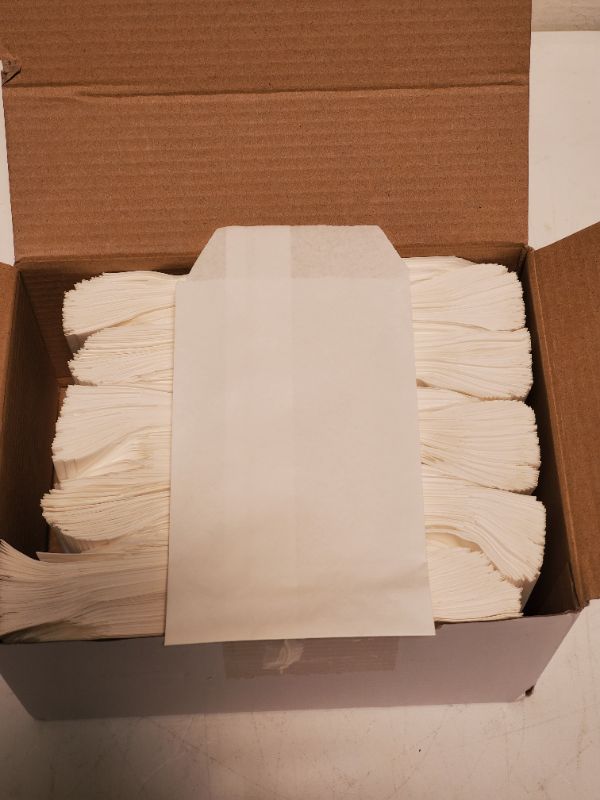 Photo 3 of 500 Flat Glassine Bags - Not Wax - 3" x 5 1/2" - Small - FDA Compliant for Crafts and Treats (3 x 5.5 Off-White)