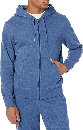 Photo 1 of Amazon Essentials Men's Full-Zip Hooded Fleece Sweatshirt - 2XL