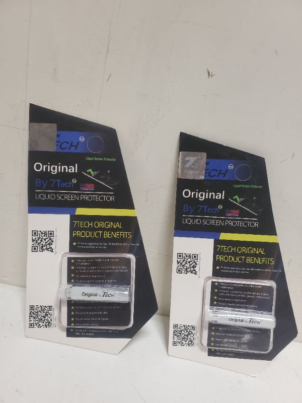 Photo 5 of 2 PACK - LIQUID SCREEN PROTECTOR SCRATCH RESISTANT 9H HARDNESS FOR ALL SMART DEVICES COATS UP TO 3 DEVICES SCREEN WILL NOT BREAK UNDER PROTECTOR BUBBLE FREE SPLASH RESISTANT NEW