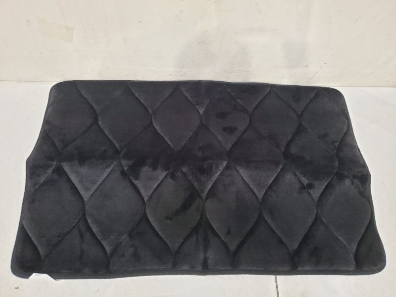 Photo 1 of Snaiio Extra Thick Memory Foam Luxury Bath Rug Mat 32x20 Inch Black, Bathroom Accessories