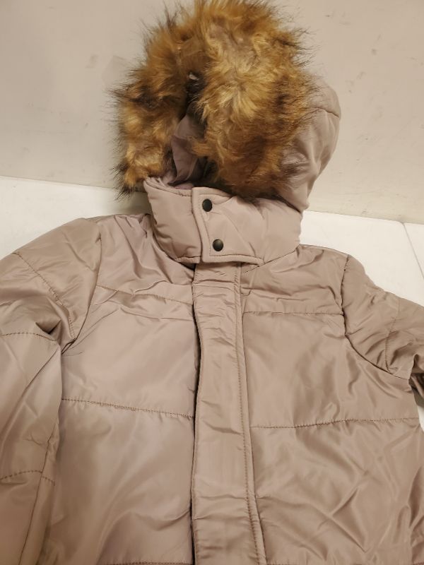 Photo 4 of DULCET Womens Winter Coats Long Thicken Puffer Jacket for Women With Fur Hood-KHAKI-S