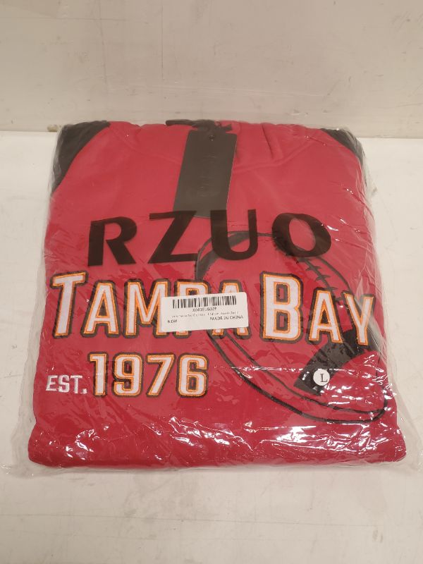 Photo 2 of Mens Tampa Bay City Class Pullover Hoodie (Red L) 