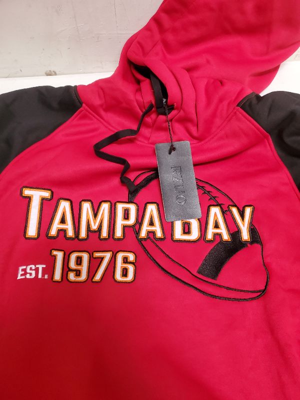 Photo 3 of Mens Tampa Bay City Class Pullover Hoodie (Red L) 