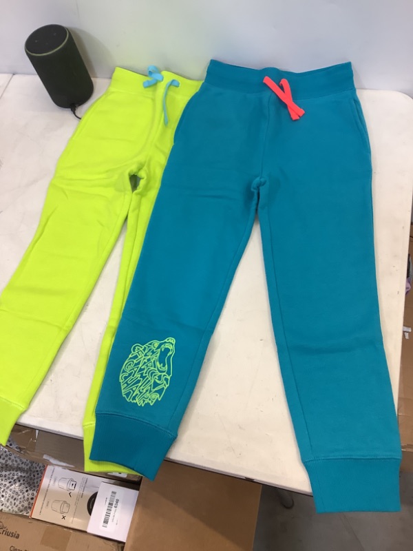 Photo 1 of Amazon Essentials Boys and Toddlers' Fleece Jogger Sweatpants MEDIUM (Previously Spotted Zebra), Pack of 2