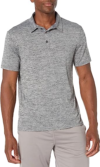 Photo 1 of Amazon Essentials Men's Slim-Fit Tech Stretch Polo Shirt XXL 