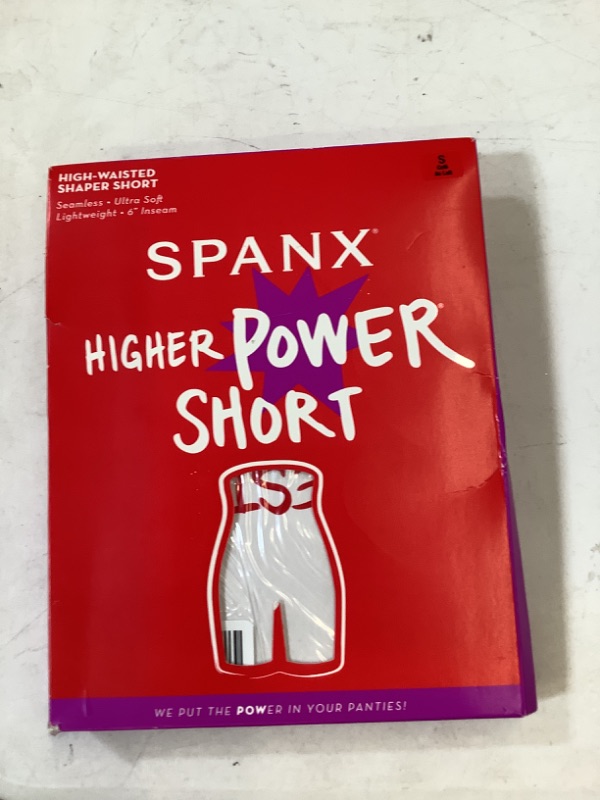 Photo 2 of Spanx Higher Power Shorts - High-Rise Waist Shapewear, Tummy Control, Breathable Small Cafe Au Lait