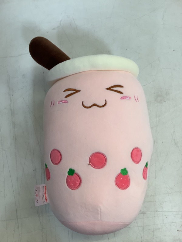 Photo 2 of Niuniu Daddy Stuffed Boba Plushies Squishy Bubble Tea Plush Toy Pillow Cute Milk Tea Plushie Adorable Cuddle Pillow Stuffed Food Toy Great Gift for Birthday/Christma