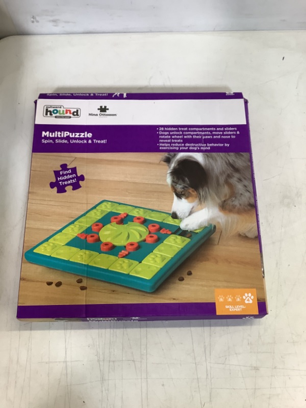 Photo 2 of Nina Ottosson by Outward Hound Interactive Treat Puzzle Game Dog Toys Level 4 (Expert) Multipuzzle