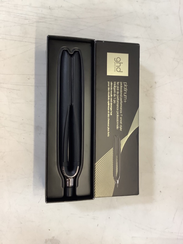 Photo 2 of ghd Platinum+ Styler - 1" Flat Iron, Professional Performance Hair Styler, Ceramic Flat Iron, Hair Straightener Black + Heat Protect Spray